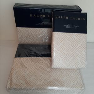 Ralph Lauren Weston Park Hutchings KING Sheet Set MSRP $500
